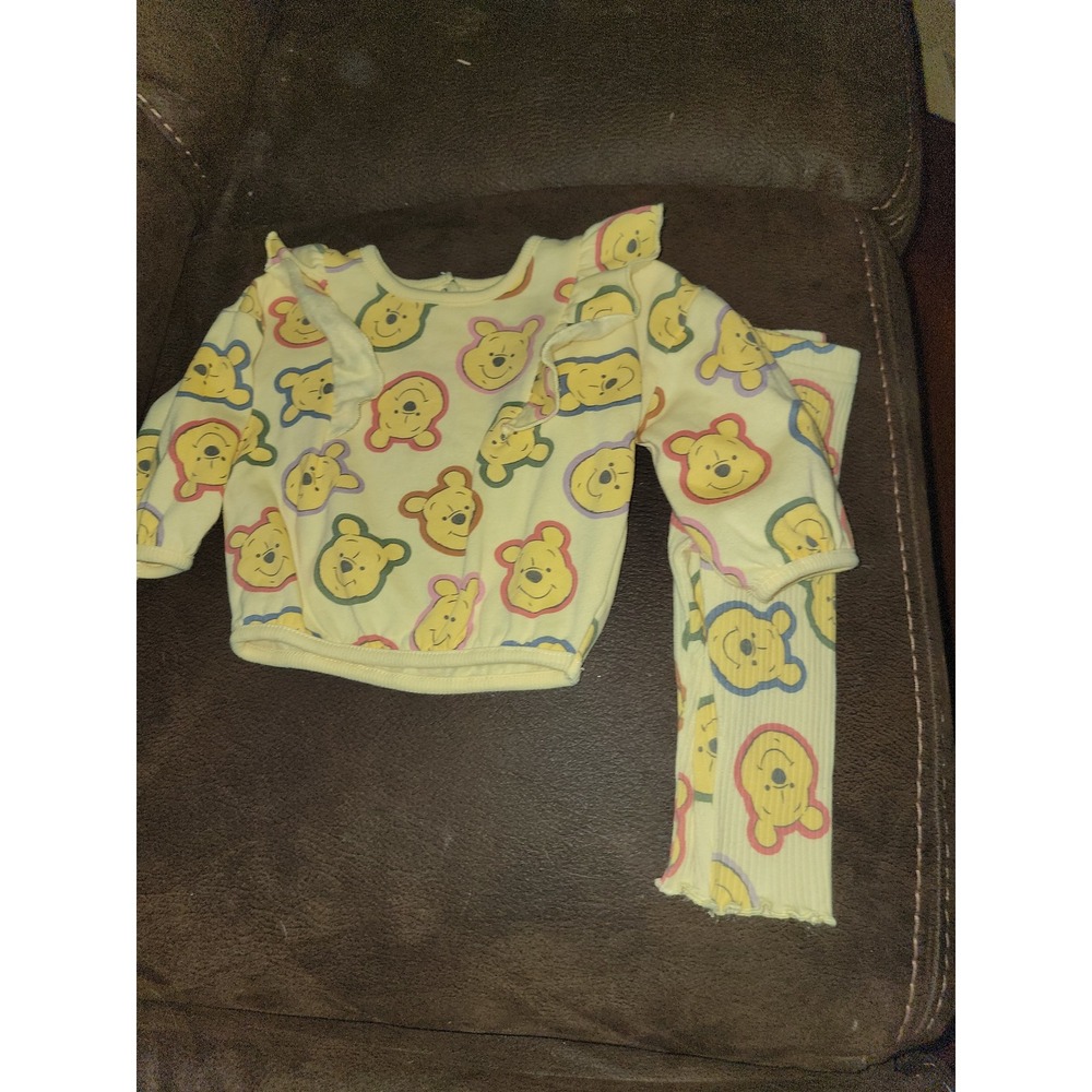 Disney baby Winnie the pooh sweatshirt and pants size 3 6 months outfit